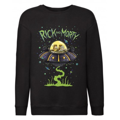Мъжка блуза с дълъг ръкав Rick and Morty - IN SPACE